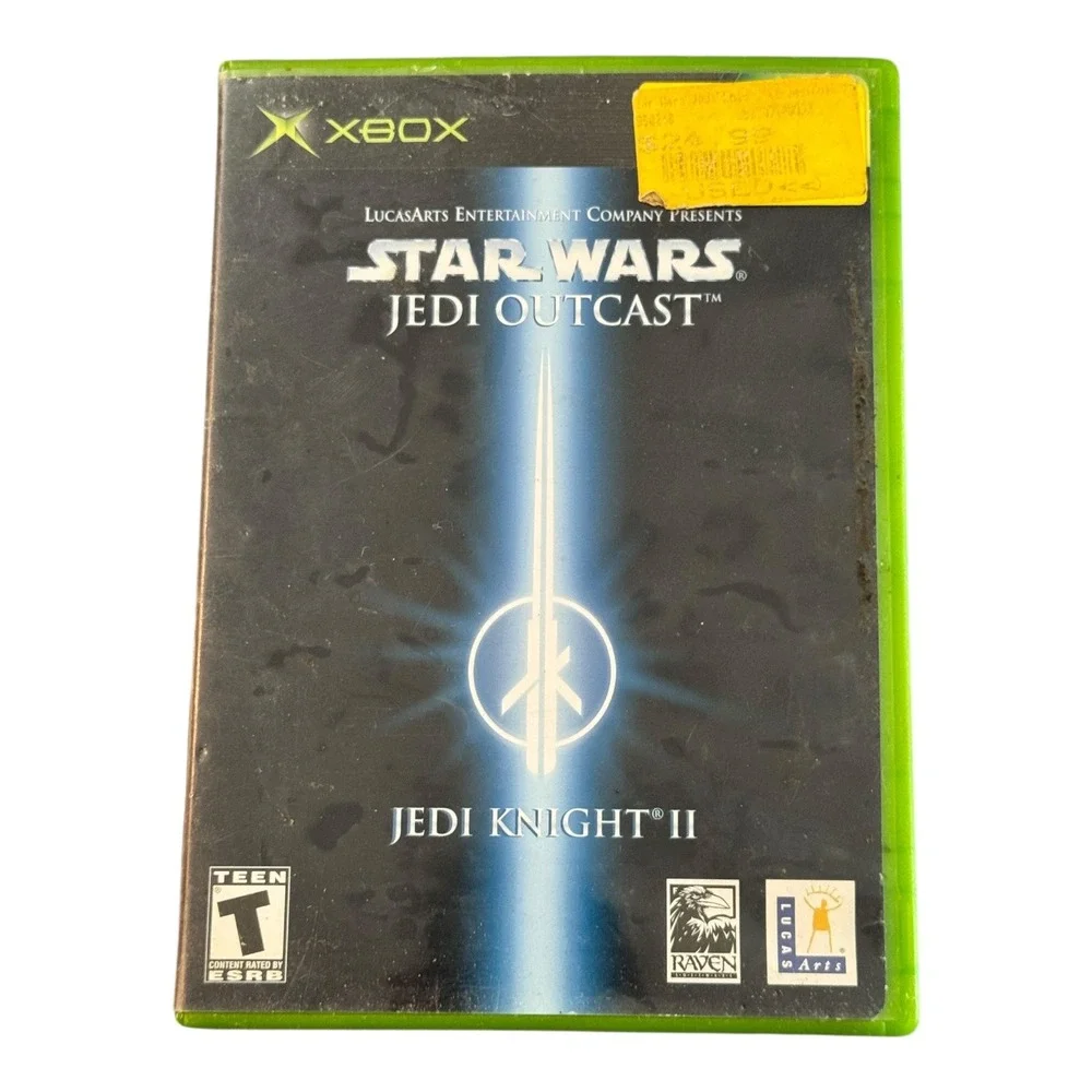 Star Wars Jedi Academy Jedi Outcast Republic Commando Xbox Video Games Lot 3‎